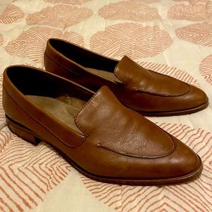 Aerosouls Leather Loafers East Side - Dark Tan